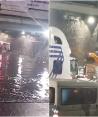 Así fue la inundación en un bajopuente de la avenida Primero de Mayo, en Naucalpan.