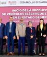 Gobierno del Edomex atrae importante inversión para producir primeros vehículos eléctricos.