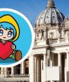 'Luce', la mascota del Vaticano.