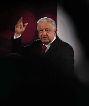 Andrés Manuel López Obrador, presidente de México, ofrece su conferencia de prensa este lunes 21 de mayo del 2024, desde Palacio Nacional, en la CDMX.