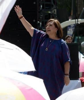 La candidata presidencial Xóchitl Gálvez señaló que su cierre de campaña será en Monterrey.
