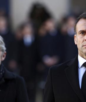 El presidente Macron, en un acto el pasado 5 de enero.