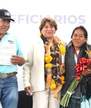 El Gobierno de Delfina Gómez impulsa acciones para fortalecer al campo mexiquense.