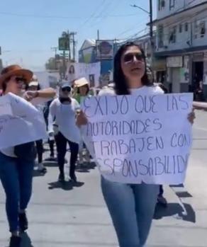 Marchan por joven desaparecida en Cuernavaca, Morelos.