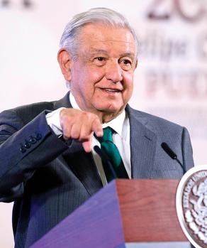 Andrés Manuel López Obrador, presidente de México, ofrece su conferencia de prensa este viernes 26 de abril del 2024, desde Palacio Nacional, en CDMX.