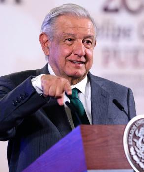Andrés Manuel López Obrador, presidente Constitucional de los Estados Unidos Mexicanos.