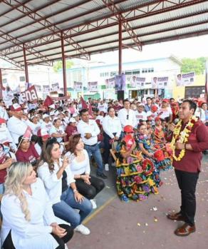 Eduardo Ramírez realiza pacto de hermandad electoral en San Fernando.