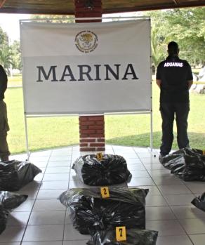 Decomisa Marina 300 kilos de cocaína en el puerto Lázaro Cárdenas