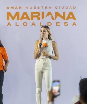 Mariana Rodríguez busca ser la siguiente alcalde de Monterrey.