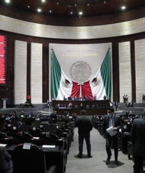 Sesión en la Cámara de Diputados.