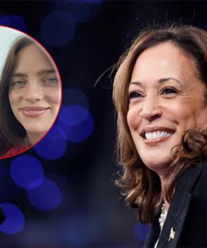 Billie Eilish y su hermano anunciaron que votarán por la demócrata Kamala Harris.