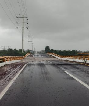 Colapso de puente en Viaducto Diamante.