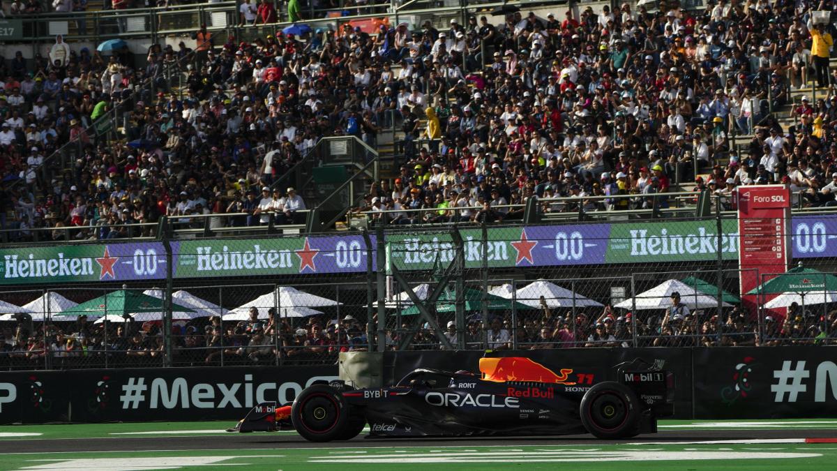 Gran Premio de México 2023: Checo Pérez termina tercero en la Práctica 3 de F1