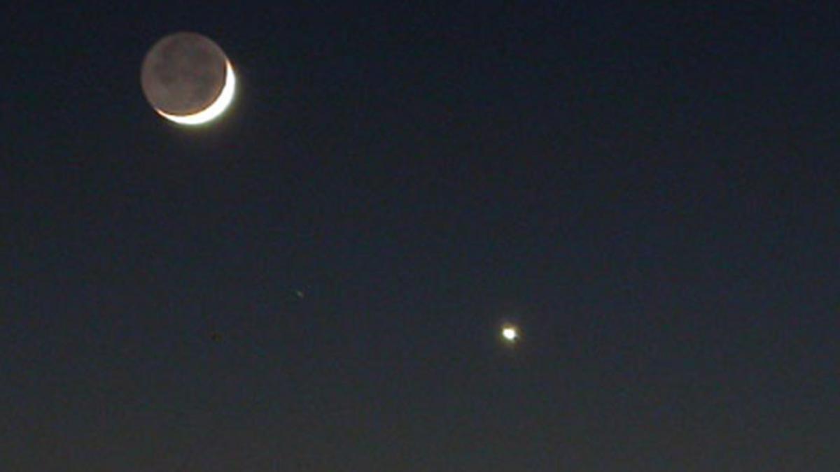 Así Se Ve El “beso Celestial” Entre La Luna Y Venus Fotos 7072