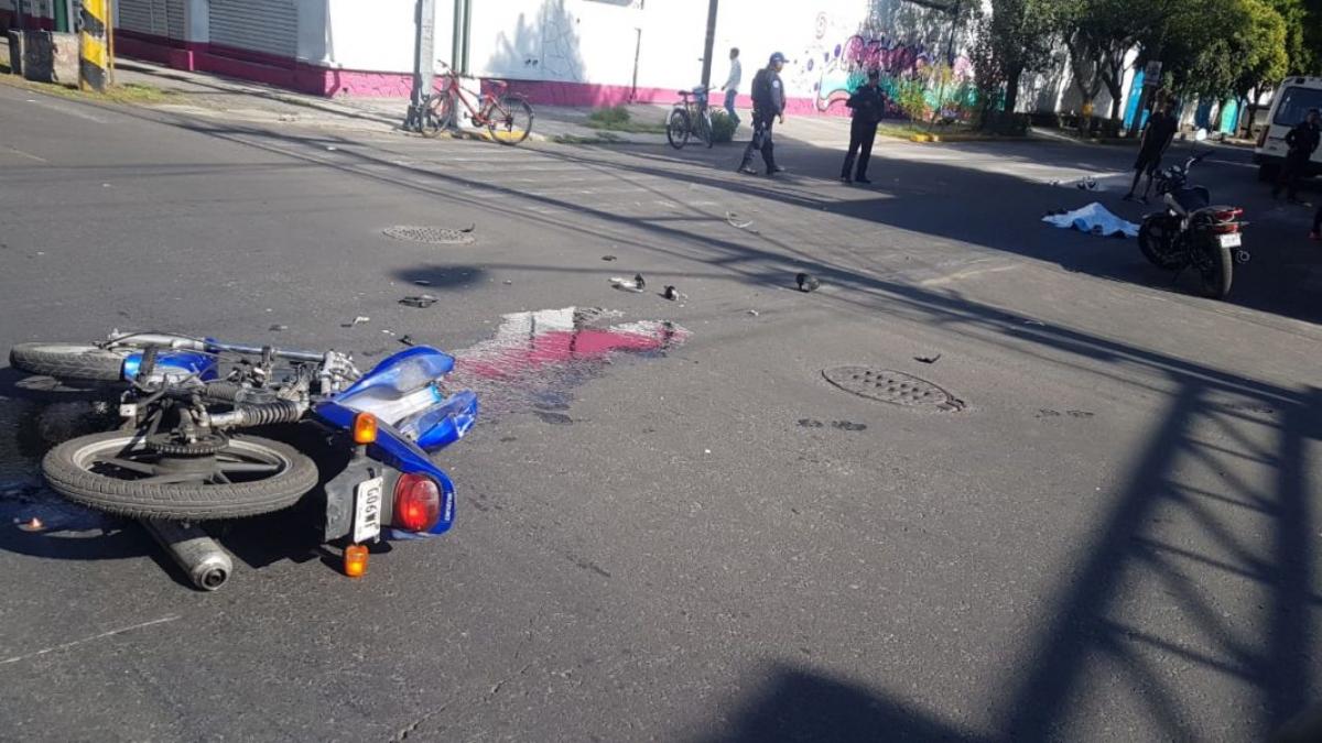 Joven motociclista muere en accidente vial en Azcapotzalco