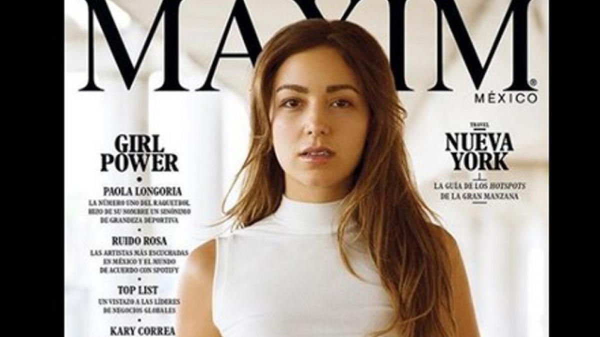 Caeli enciende redes al posar para revista Maxim