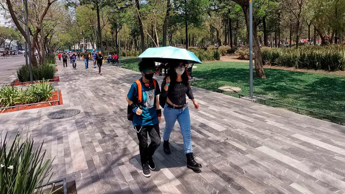 Clima CDMX: Prevén ambiente caluroso con altos índices de rayos UV para este sábado