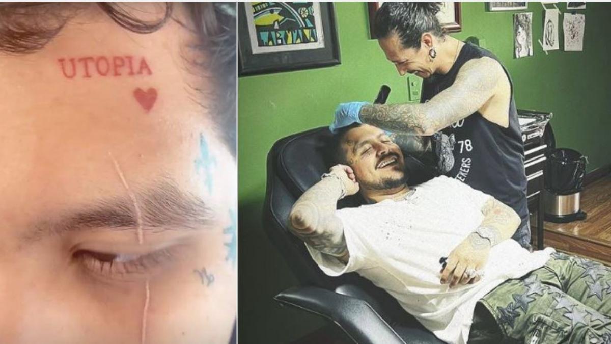 Christian Nodal ya eliminó su último tatuaje alusivo a Belinda