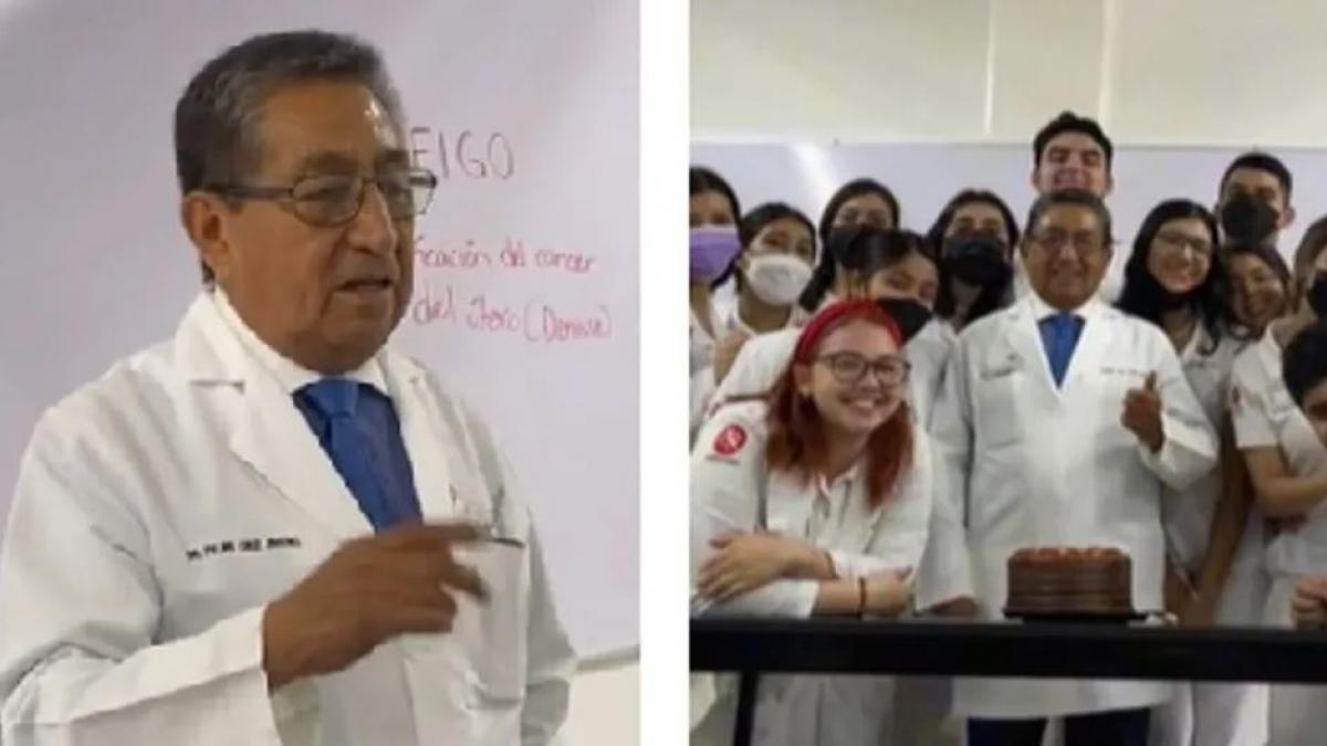 Alumnos le llevan un pastel a su profesor... y les dice que es diabético (VIDEO)