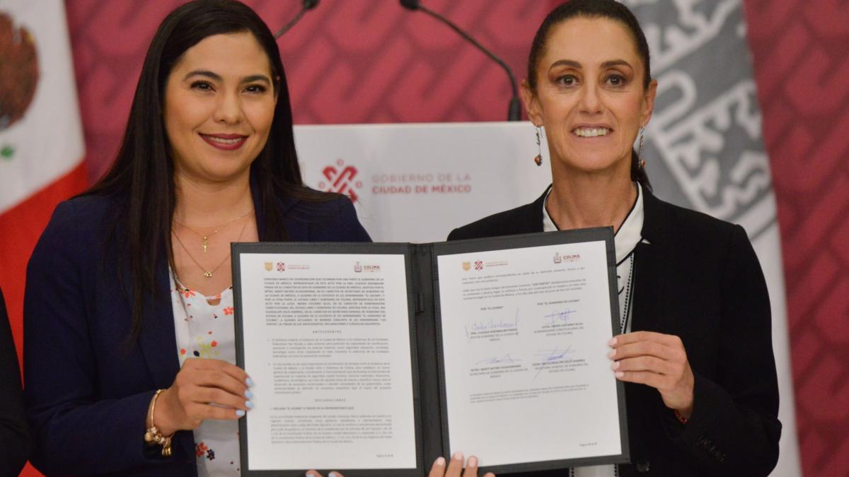 Firman convenio de colaboración CDMX y Colima