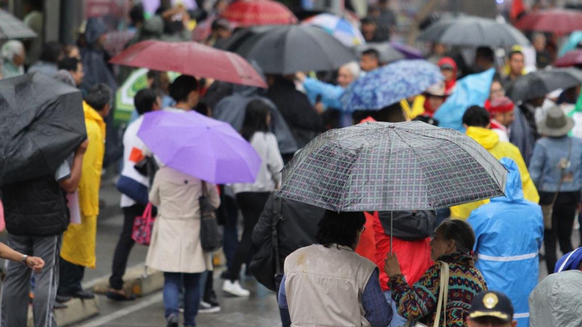 Clima CDMX: se espera lunes nublado y lluvioso con posible caída de granizo