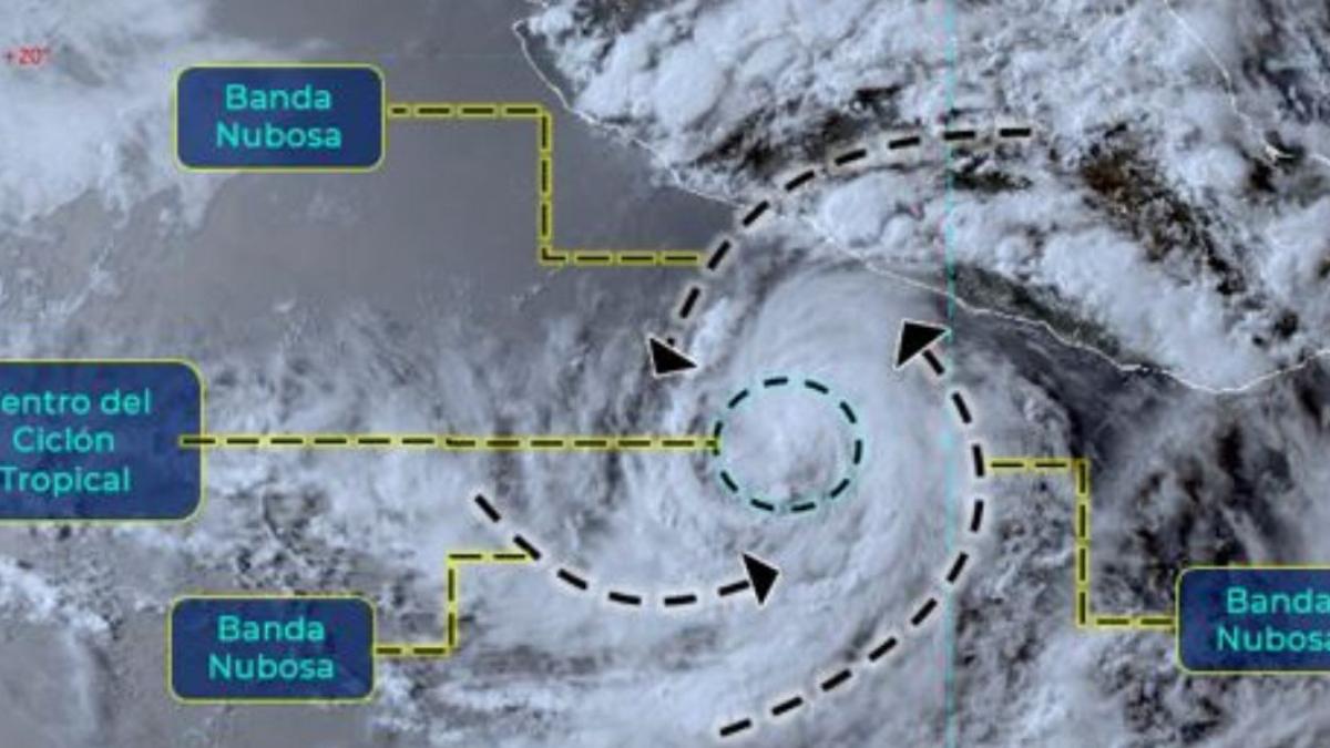 Tormenta tropical "Blas" provocará lluvias en el sureste y centro del país