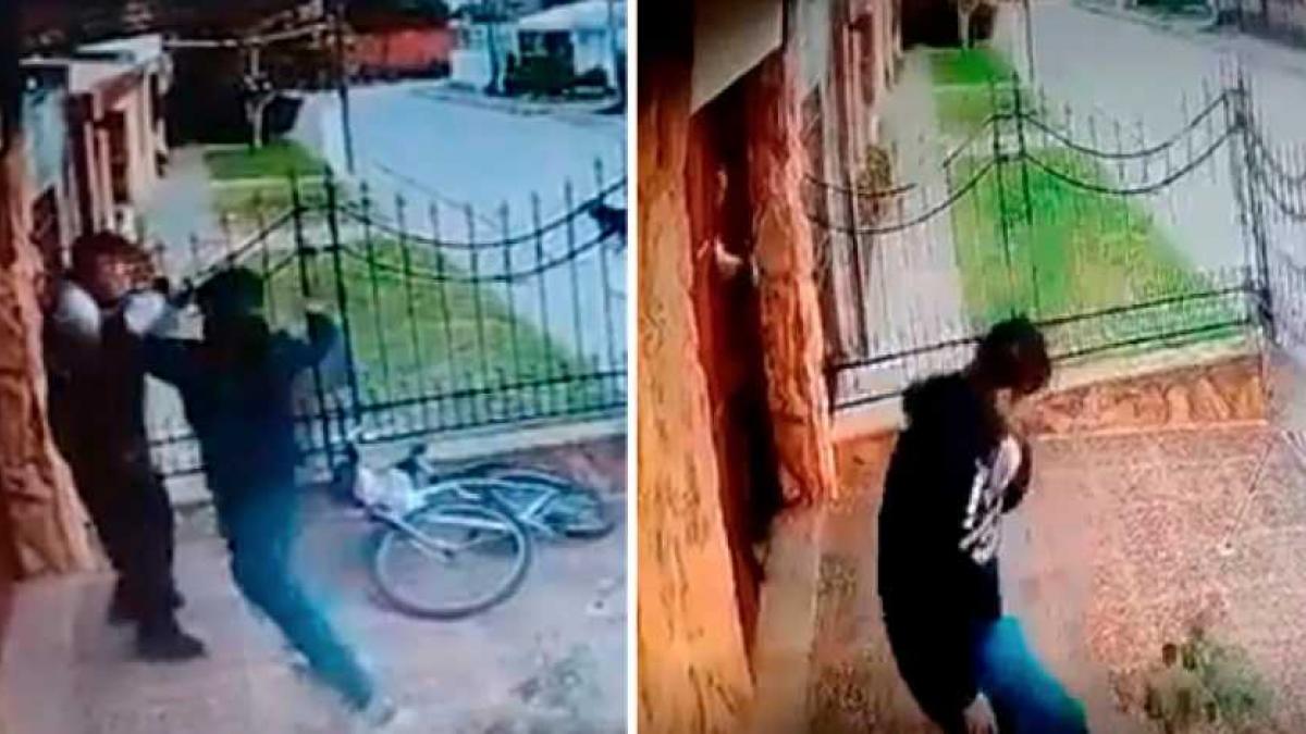 Abuelito mata a balazos a nieto que lo golpeó en su casa (VIDEO)