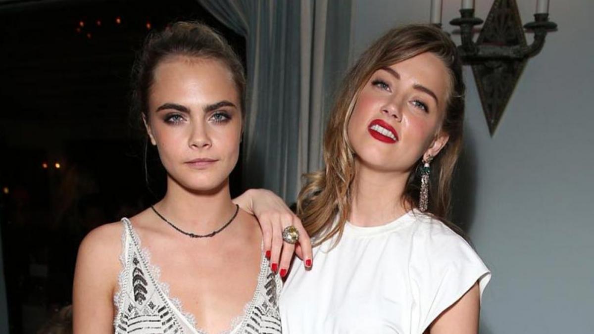 Filtran FOTO de Amber Heard besando a Cara Delevingne para exhibir infidelidad de la actriz