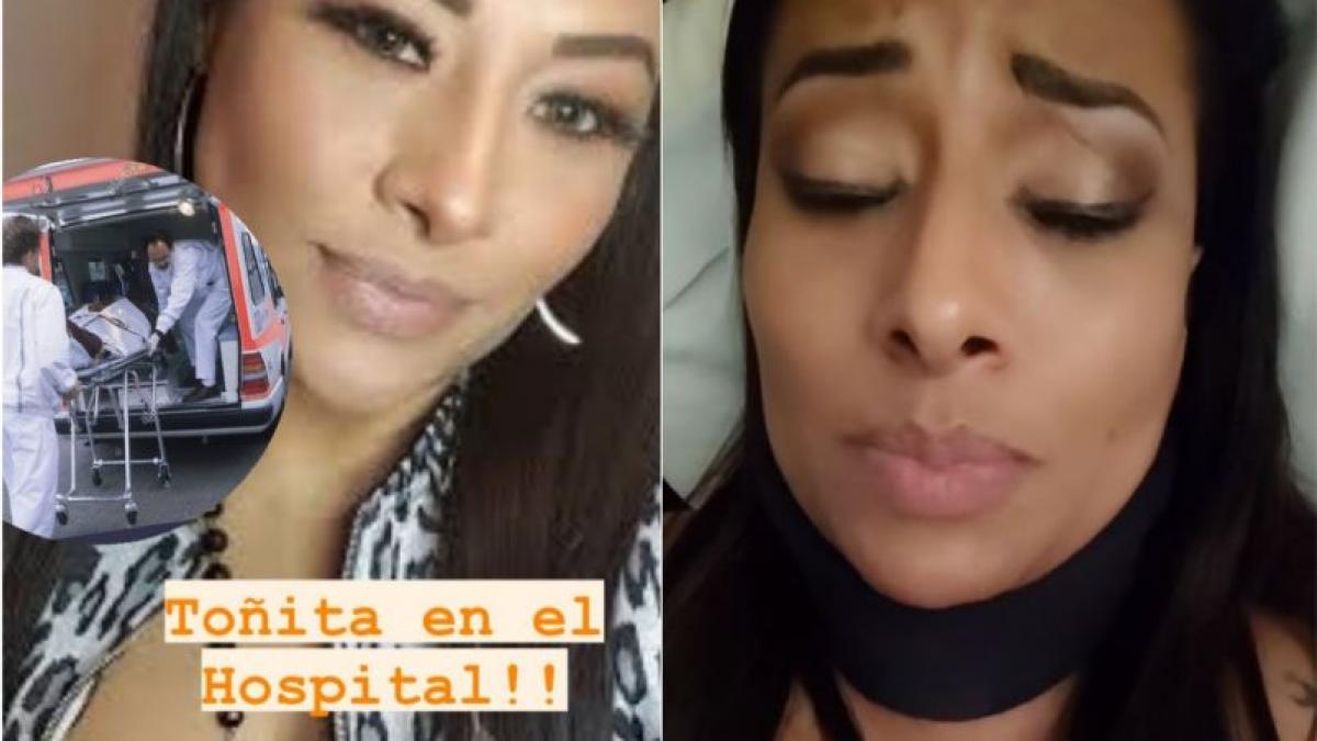 Toñita es hospitalizada tras darse un fuerte golpe en la cabeza ¿Está grave?