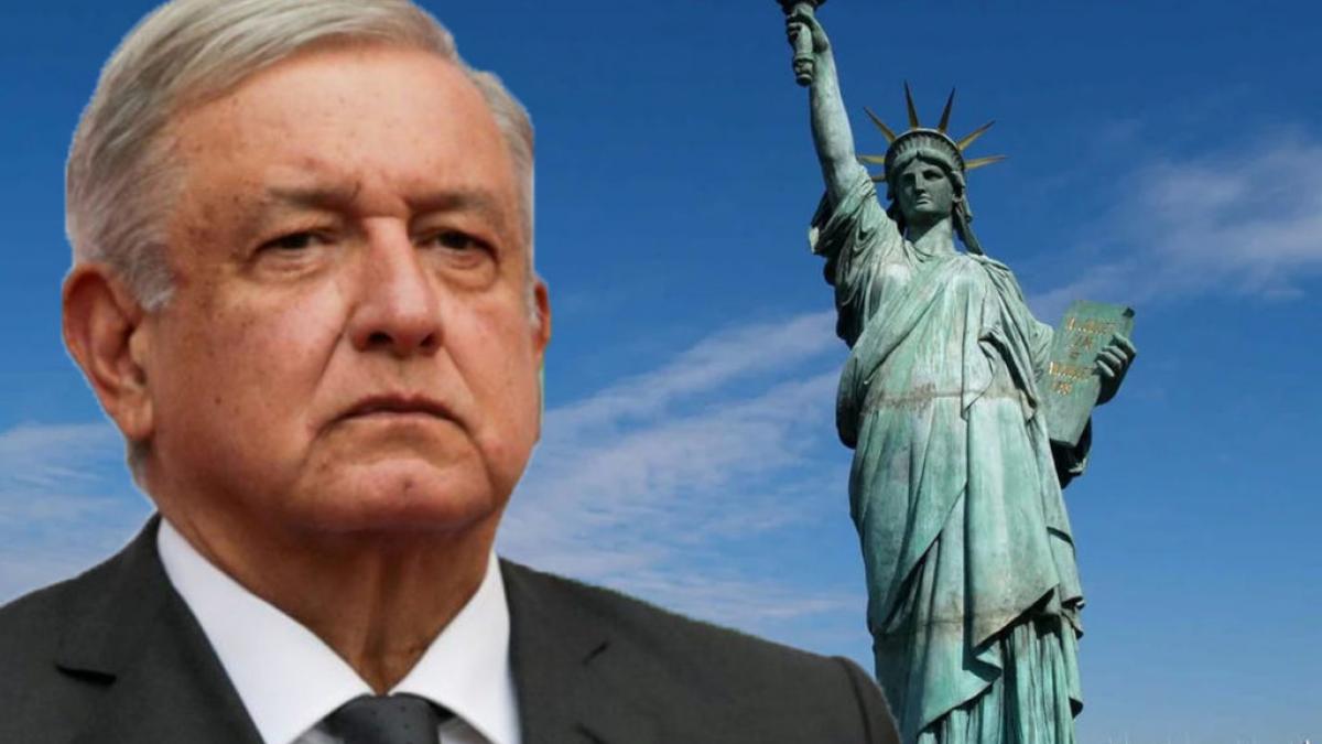 AMLO amenaza con hacer campaña para quitar la Estatua de la Libertad en Nueva York