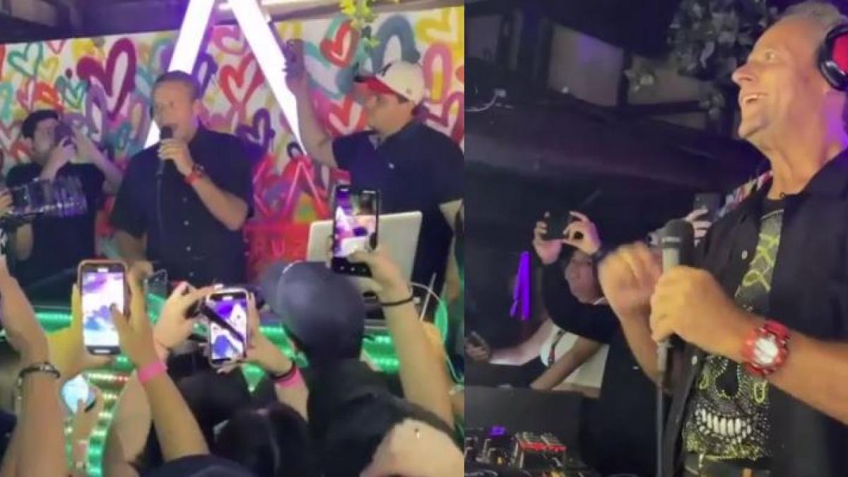 Alfredo Adame ahora es DJ y así "prendió" la fiesta en un bar de Veracruz (VIDEO)