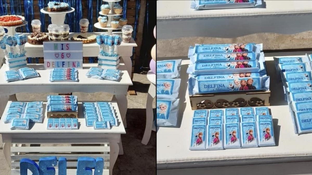 Papá organiza fiesta con temática de Frozen a su hija; no la lleva su mamá