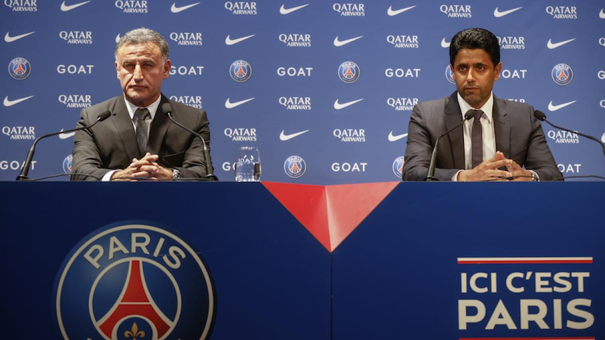 Christophe Galtier, séptimo entrenador del PSG con los dueños de Qatar