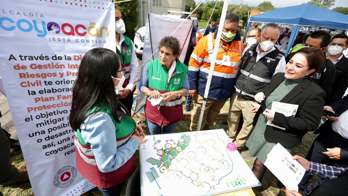 Coyoacán participa en Feria de la Protección Civil y busca ser una demarcación resiliente