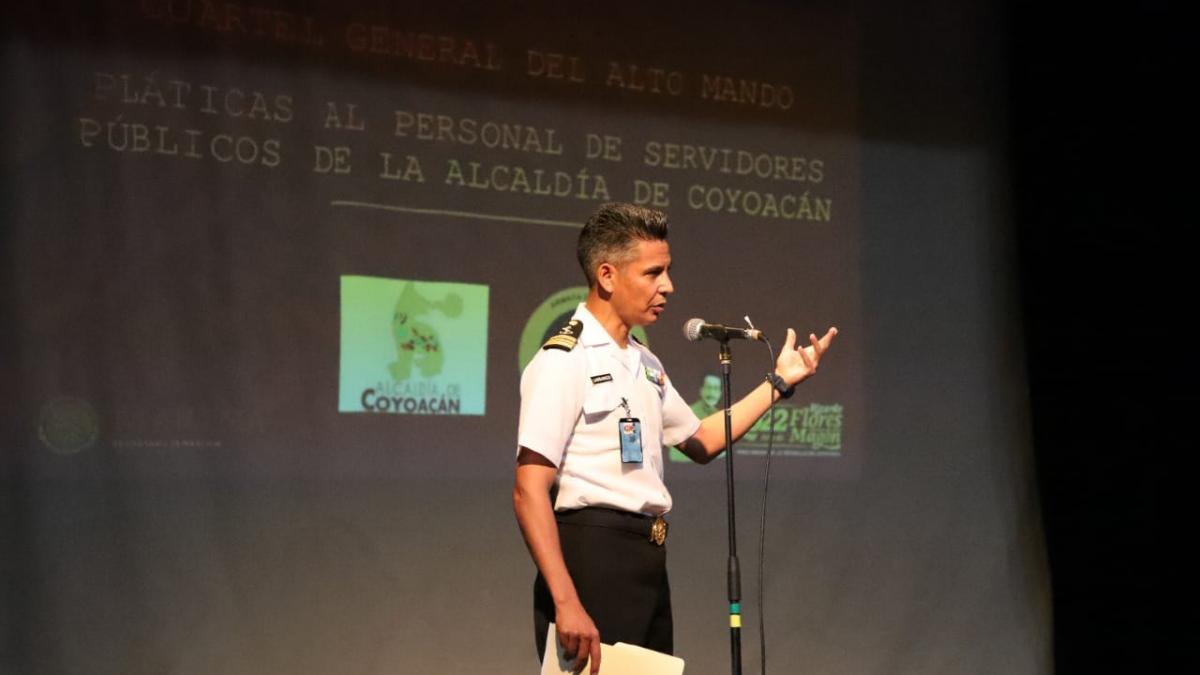 Imparte SEMAR taller para un servicio público de calidad en Coyoacán