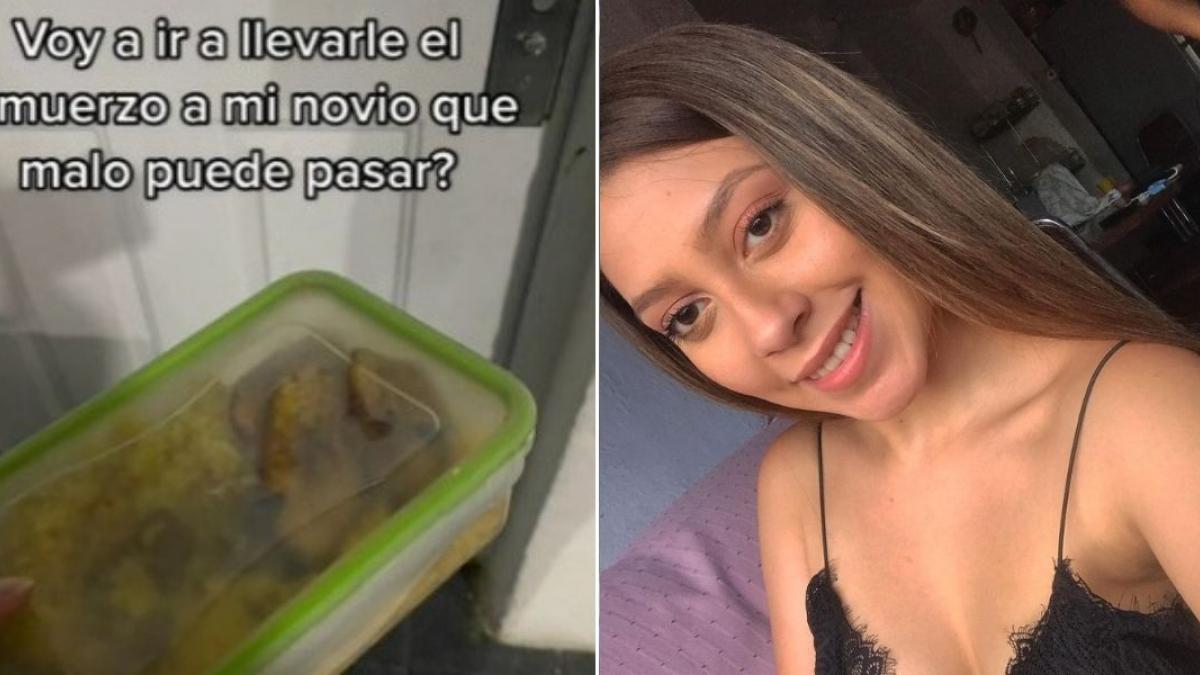 Mujer le lleva el almuerzo a su novio y lo encuentra con otra (VIDEO)