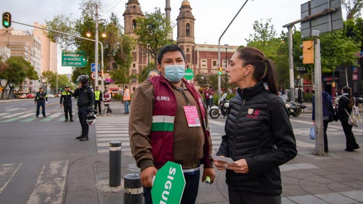 Sheinbaum supervisa servicio provisional de apoyo por cierre de L1 del Metro