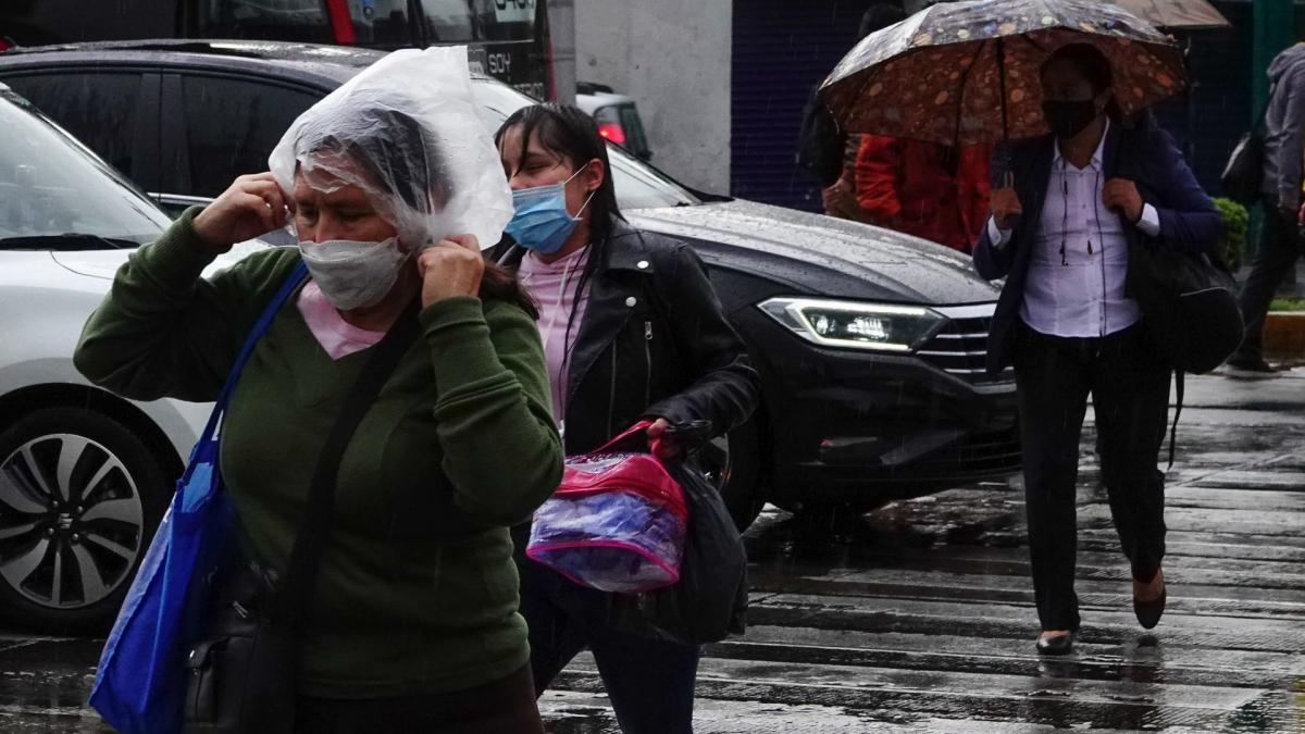 Clima CDMX. Activan Alerta Amarilla, Naranja y Roja por fuertes lluvias en varias alcaldías