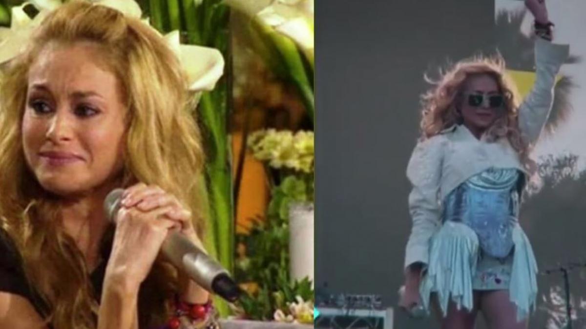 Paulina Rubio rompe en llanto en pleno concierto al recordar a su mamá Susana Dosamantes (VIDEO)