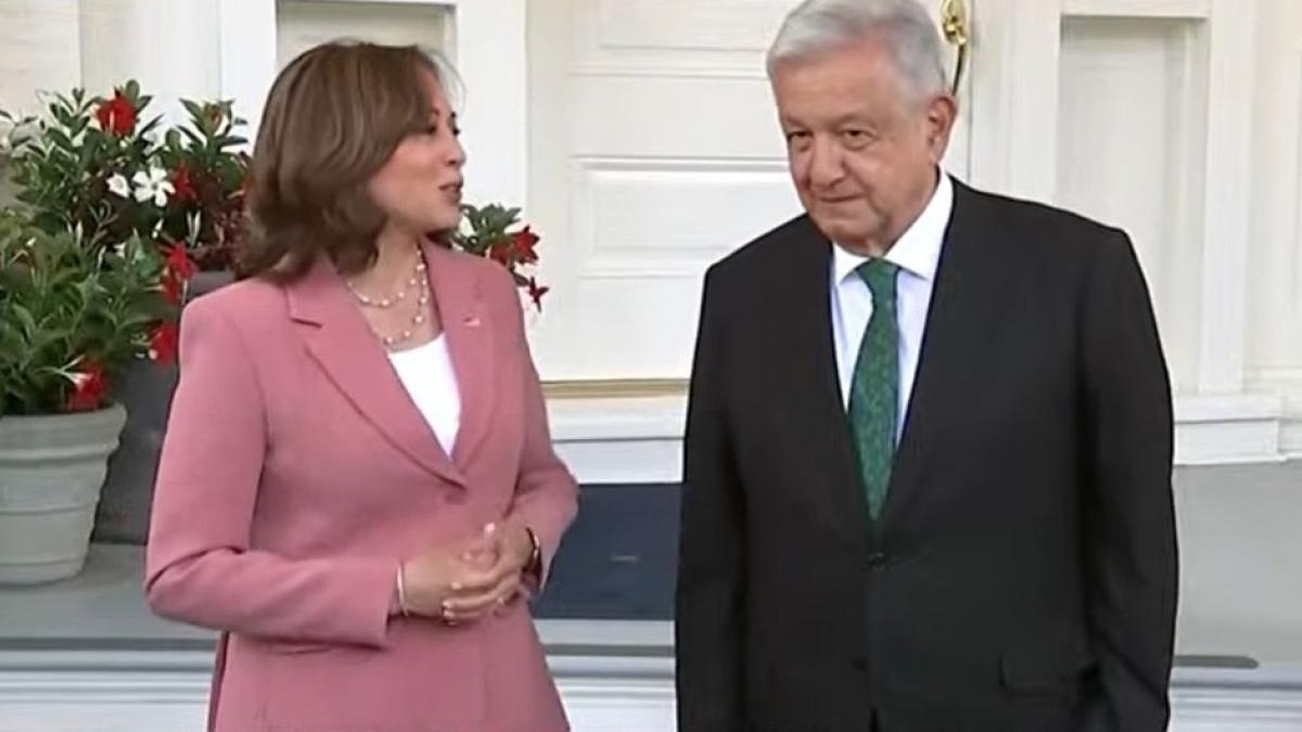 AMLO se reúne con Kamala Harris en Washington; "es nuestra amiga y una mujer inteligente", le dice