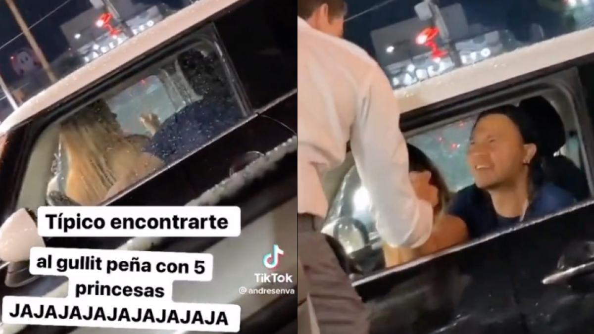 VIDEO: ¡Nuevo Escándalo! Captan a "Gullit" Peña arriba de un carro con varias mujeres y en posible estado de ebriedad