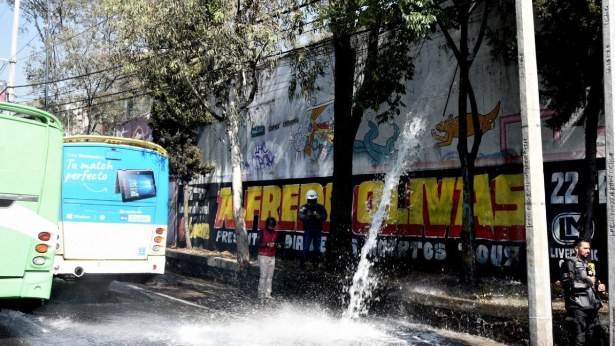 En la GAM, 1 de cada 4 fugas de agua detectadas en la CDMX