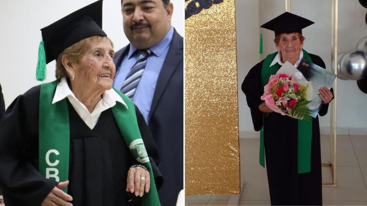 Abuelita se gradúa de bachillerato a los 84 años; demuestra que "nunca es tarde" (FOTOS)