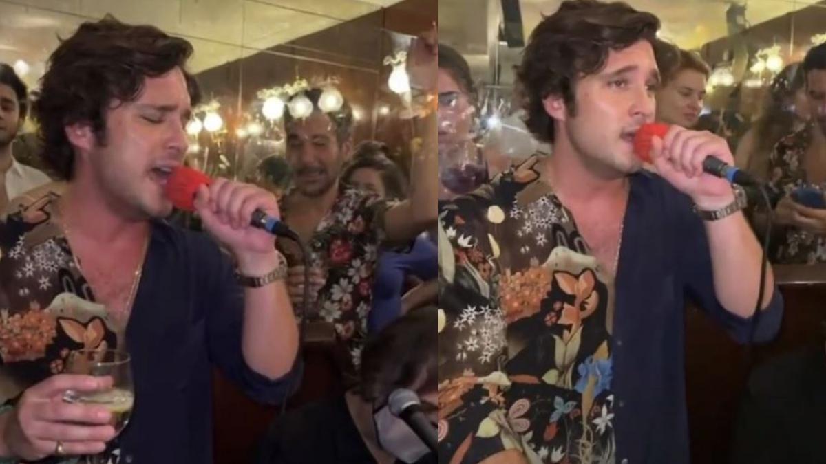 Diego Boneta niega ser alcohólico, por los videos en los que canta horrendo