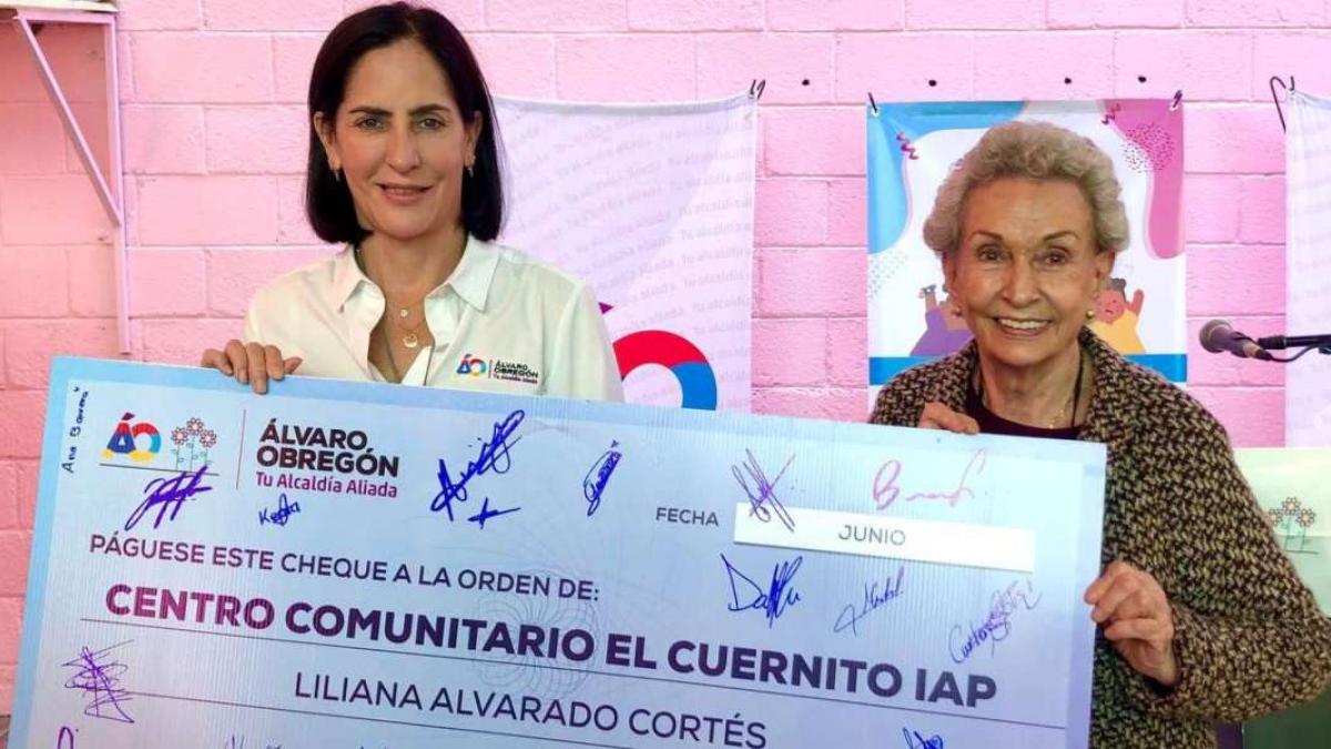 Lía Limón entrega recursos a estancias infantiles de Álvaro Obregón