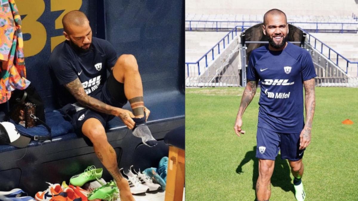 PUMAS | VIDEO: Dani Alves y su primer entrenamiento en el Olímpico Universitario