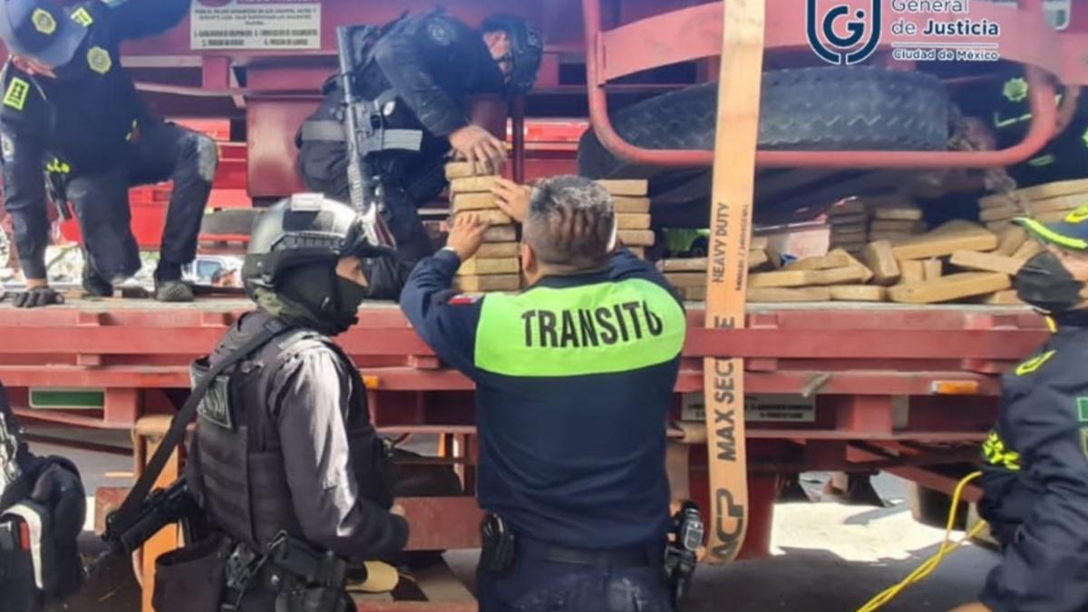 Vinculan a proceso a detenidos por transportar 1.6 toneladas de cocaína en CDMX