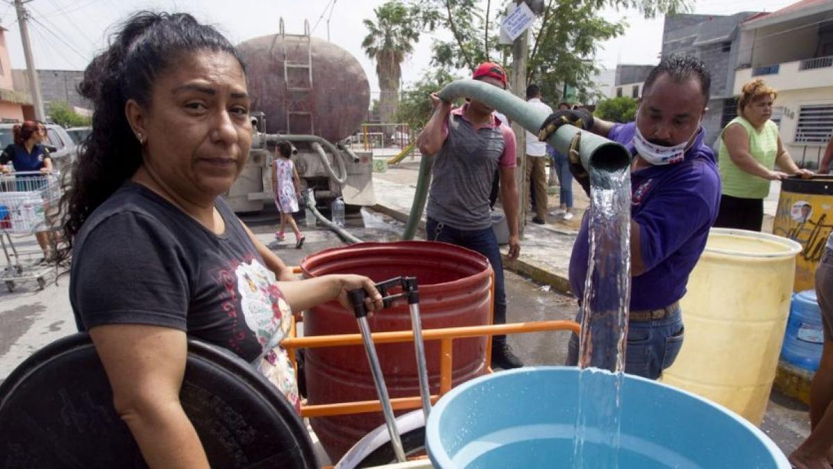 Declaran asunto de seguridad nacional la extracción y reparto de agua en Nuevo León