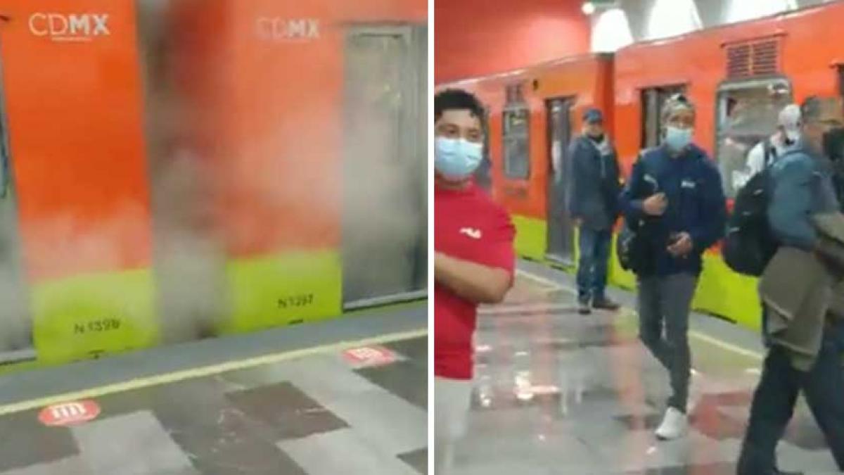 Usuarios reportan la presencia de humo en un convoy del Metro (VIDEO)