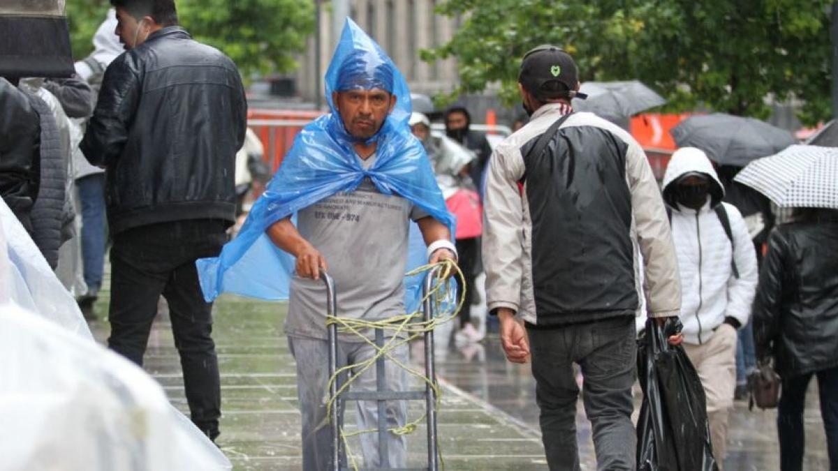 Activan alerta amarilla por lluvias fuertes y caída de granizo en 6 alcaldías de la CDMX